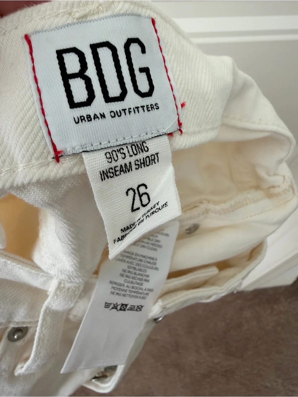 BDG 90s long inseam Denim Shorts